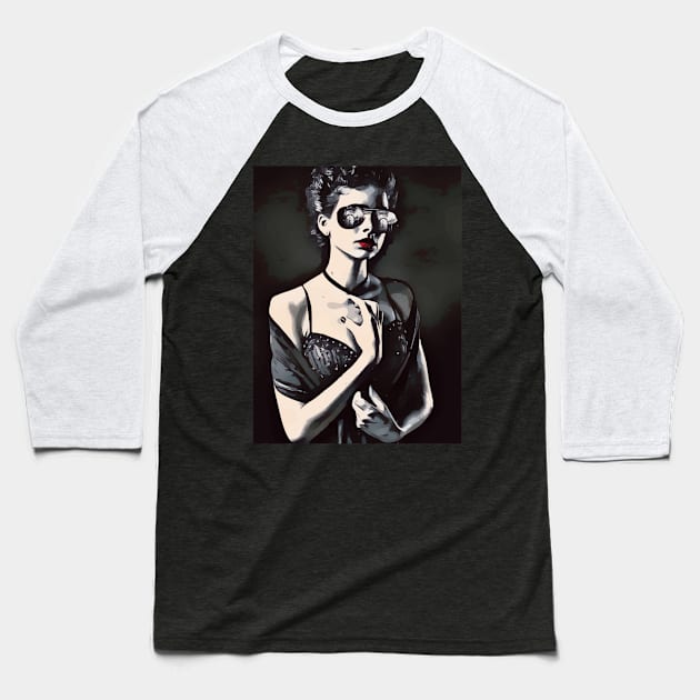 Sexy Lady Baseball T-Shirt by CasualTeesOfFashion